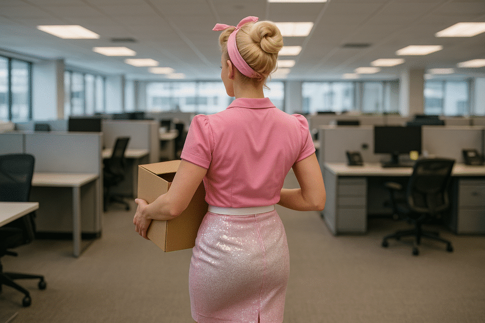 Demission Coloree au Bureau