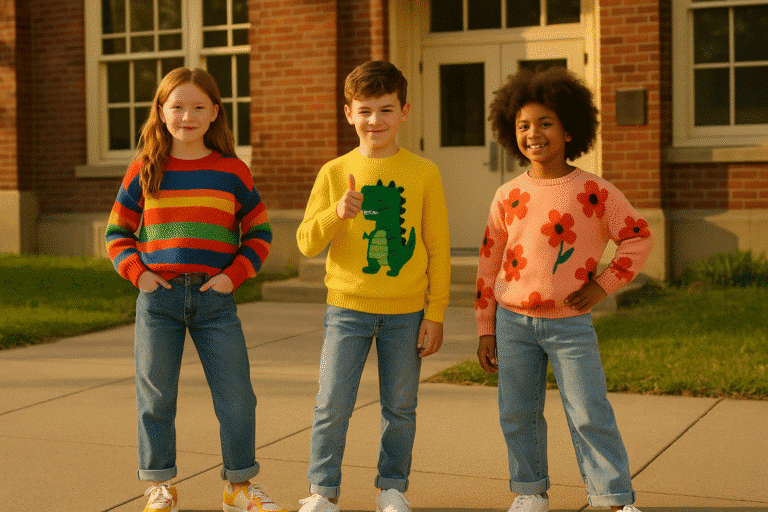 Enfants en Mode Defile