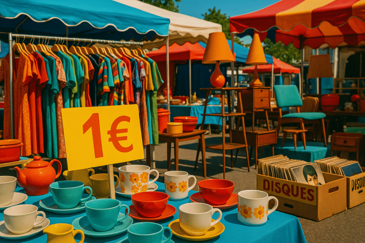 Braderie Retro Coloree