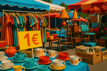 Braderie Retro Coloree