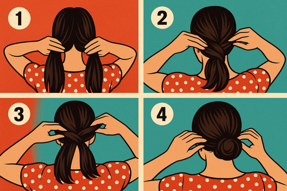 Comment attacher ses cheveux sans élastique : l’astuce rapide à connaître