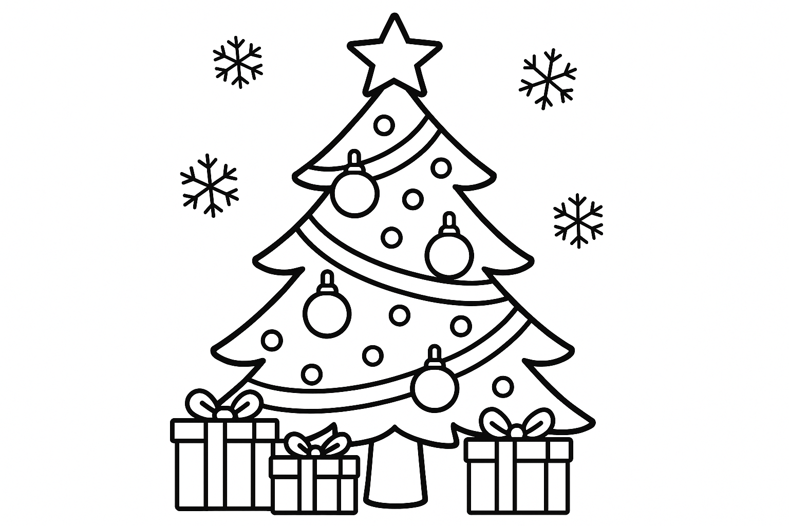 Sapin de Noel Coloriable 1